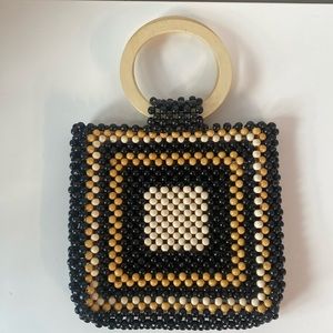 Violet Ray NYC Beaded Tote   NWOT